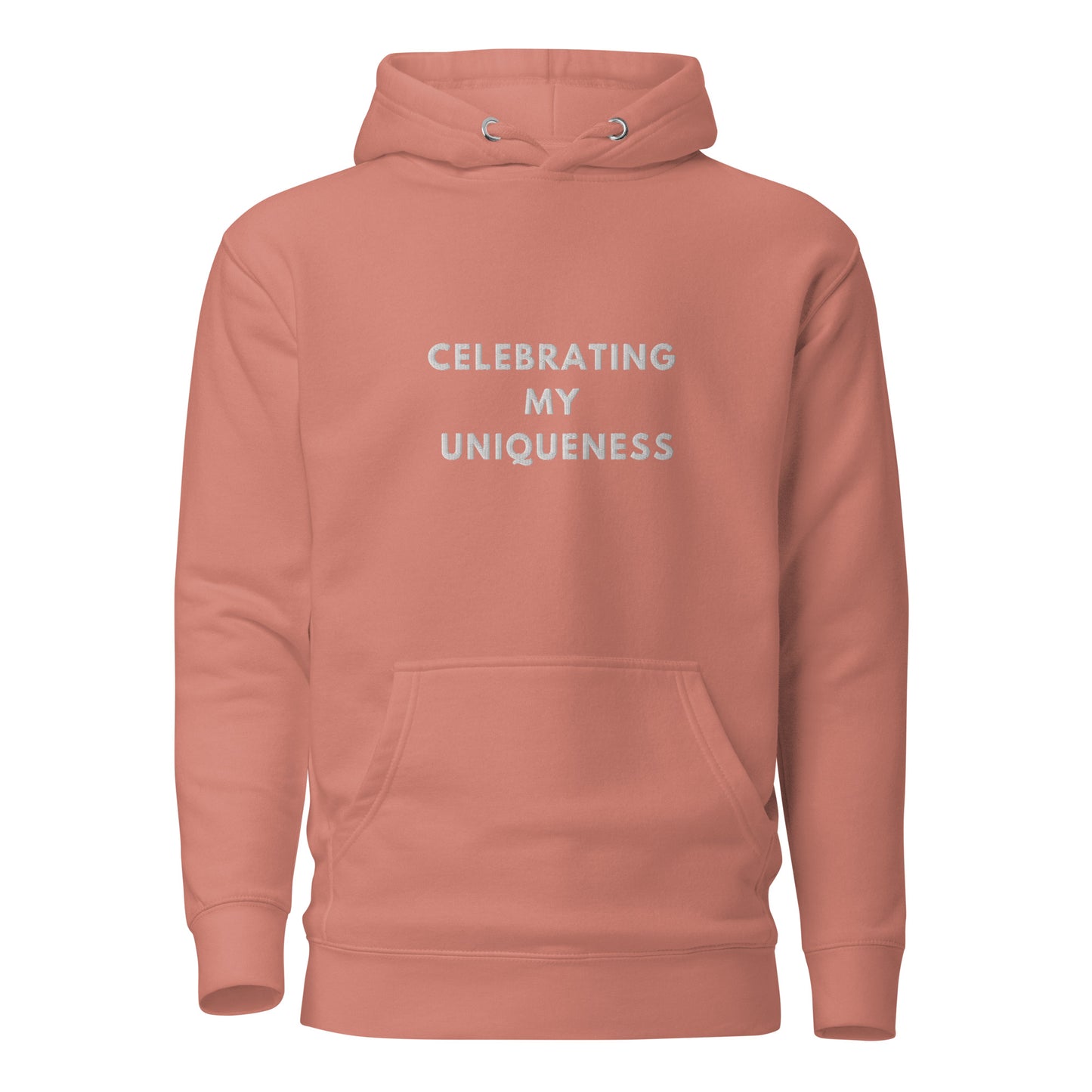 Celebrating my uniqueness Embroidered Unisex Hoodie