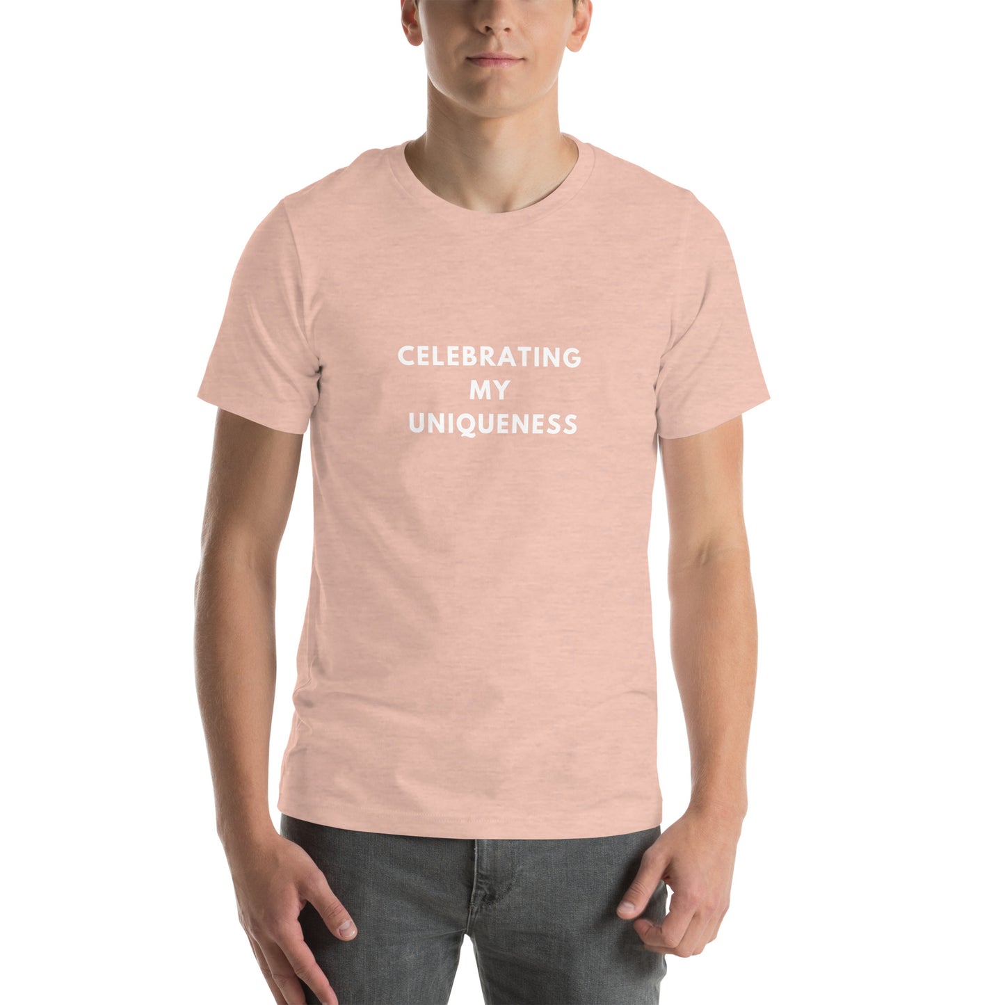 Celebrating my uniqueness Unisex t-shirt