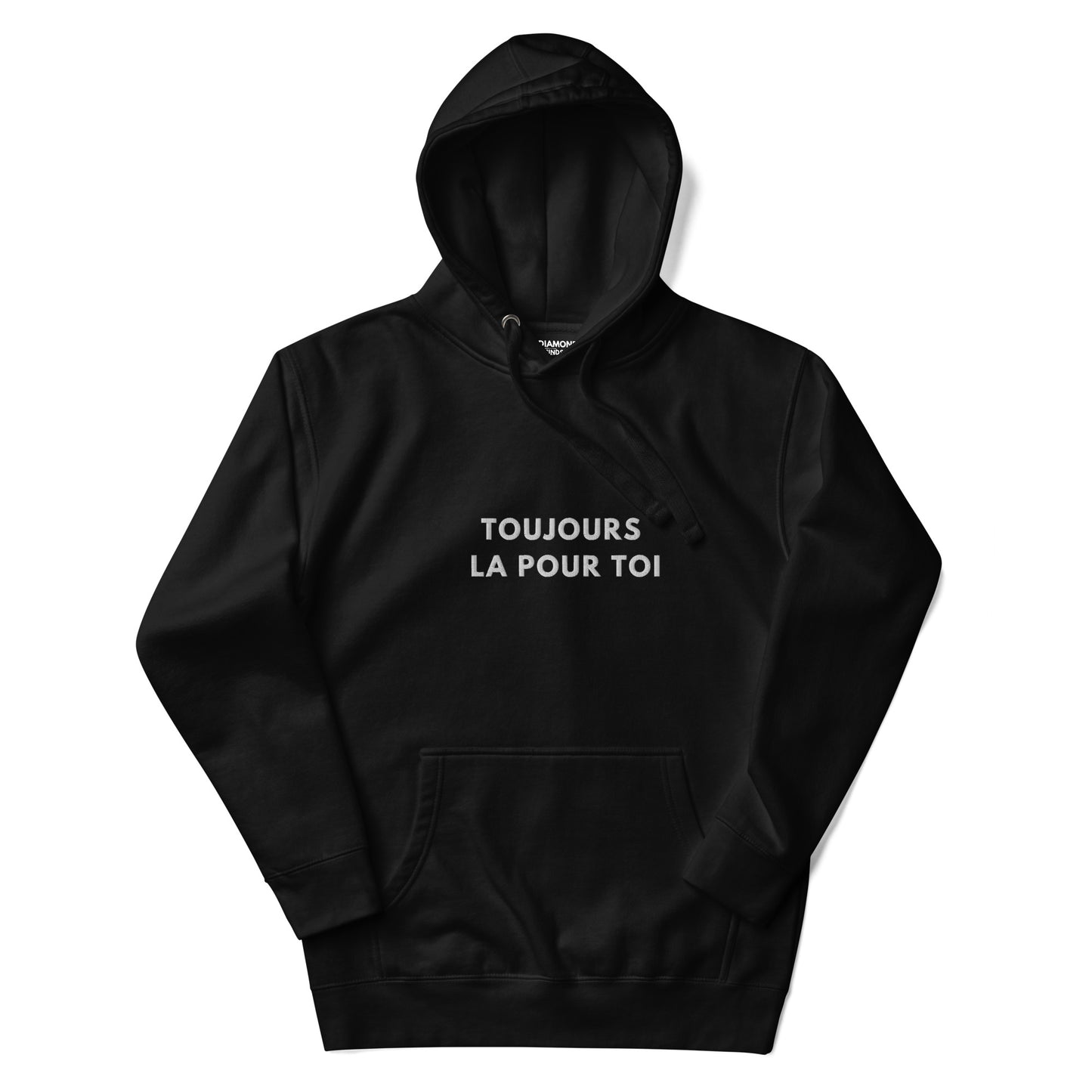 Toujours la pour toi Embroidered Unisex Hoodie